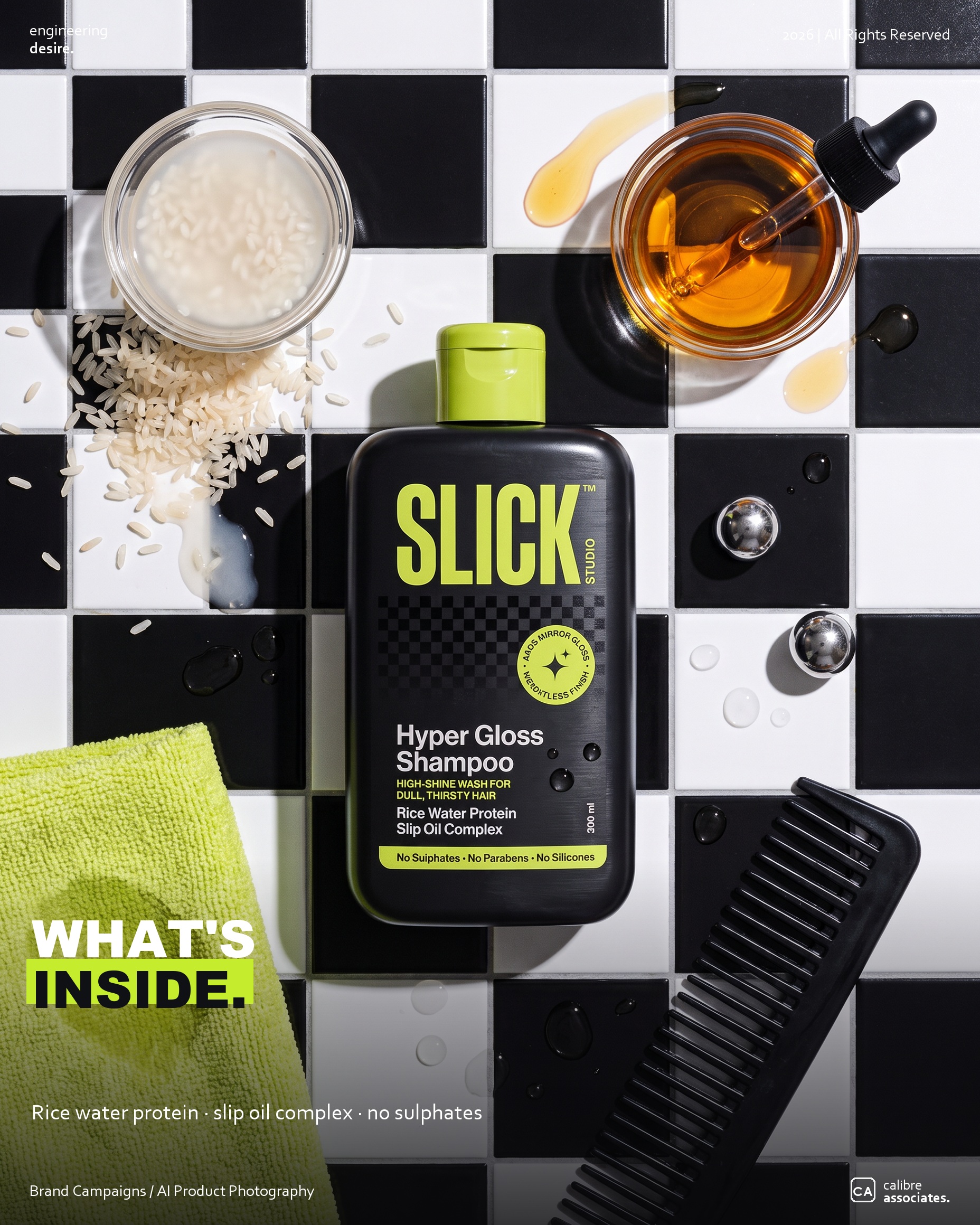 Middle of funnel Slick ad explaining what is inside the formula