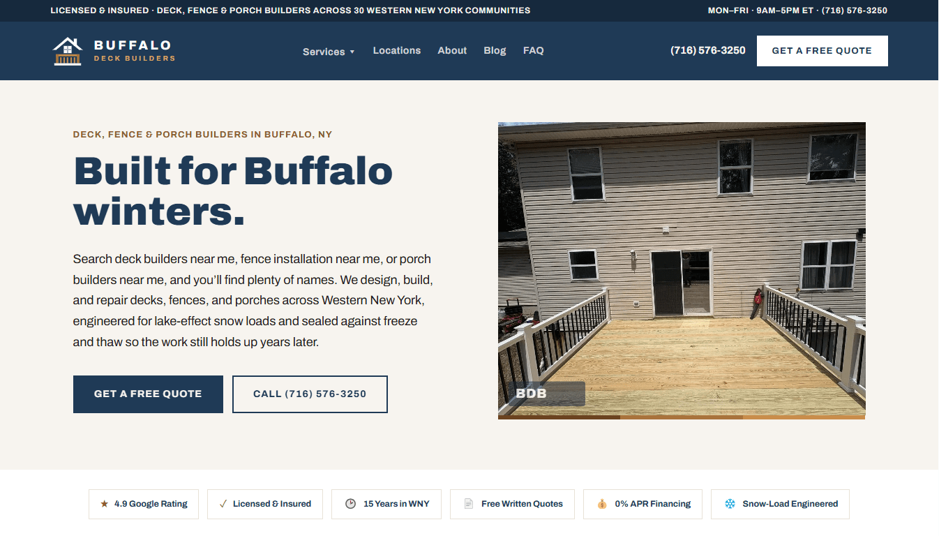 Buffalo Deck Builders