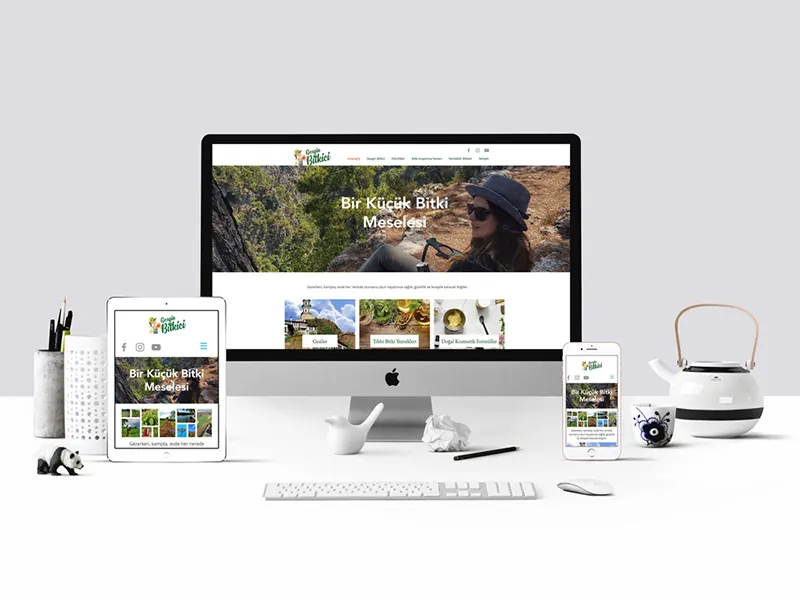 Small business website design mockup from Calibre Associates, a website development company